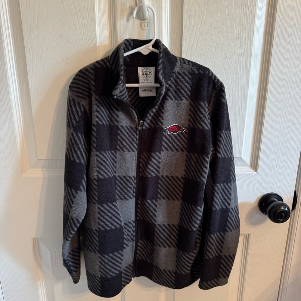 Boys Arkansas Razorbacks zip up
